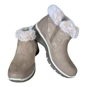 NIB SKECHERS Women's Easy Going Small Towns Hands Free Slip-in Boots Size 6.5